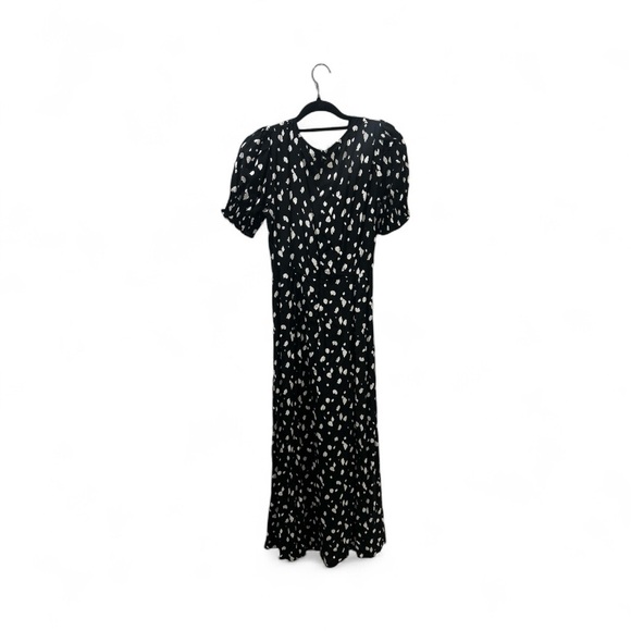 NWT Bardot Millie Spot Polka Dot Midi Slit Dress - Picture 6 of 6